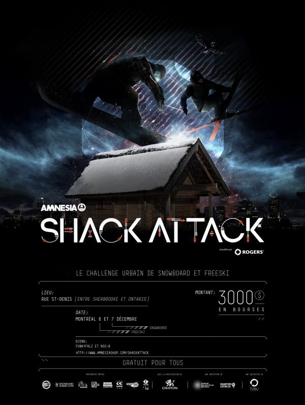 Amnesia Shack Attack - poster